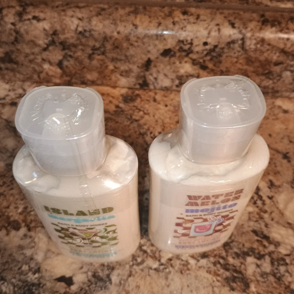Bath & Body Works Island Margarita and Watermelon Mojito Lotions New